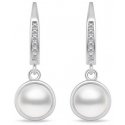 Brilio Silver Brilio Silver Charming silver earrings with pearl and zirconia EA90 Brilio Silver Brilio Silver Charming silver earrings with pearl and zirconia EA90