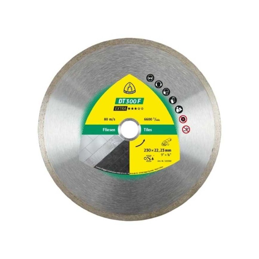 Deimantinis diskas plytelėms KLINGSPOR DT 300 F 180mm