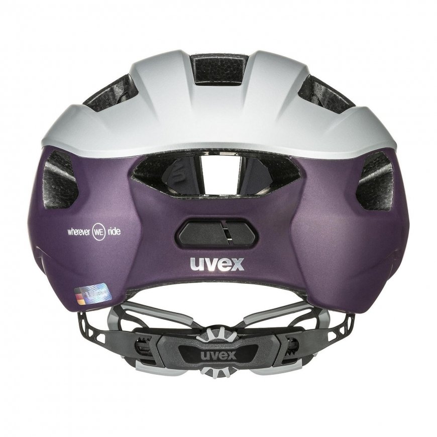 Plum Šalmas Uvex Rise cc sidabrinis-slyva WE-52-56CM – 4