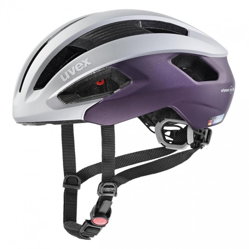 Plum Helmet Uvex Rise cc silver-plum WE-52-56CM – 5