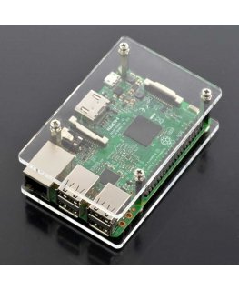 Raspberry Pi case - transparent open V2