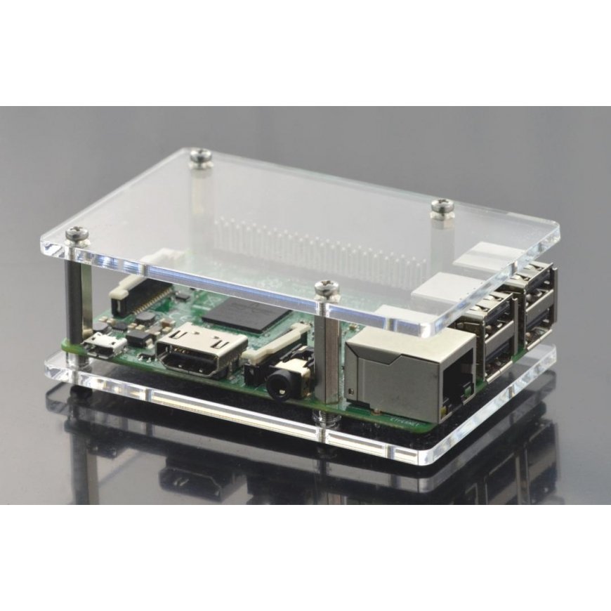 Raspberry Pi kast - läbipaistev avatud V2 – 2