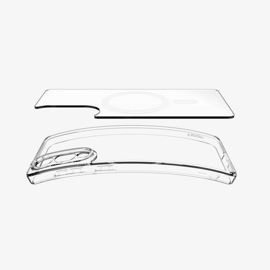 Spigen Ultra Hybrid (MagFit) mobiiltelefoni ümbris 17 cm (6.7") Kate Läbipaistev, Valge – 5