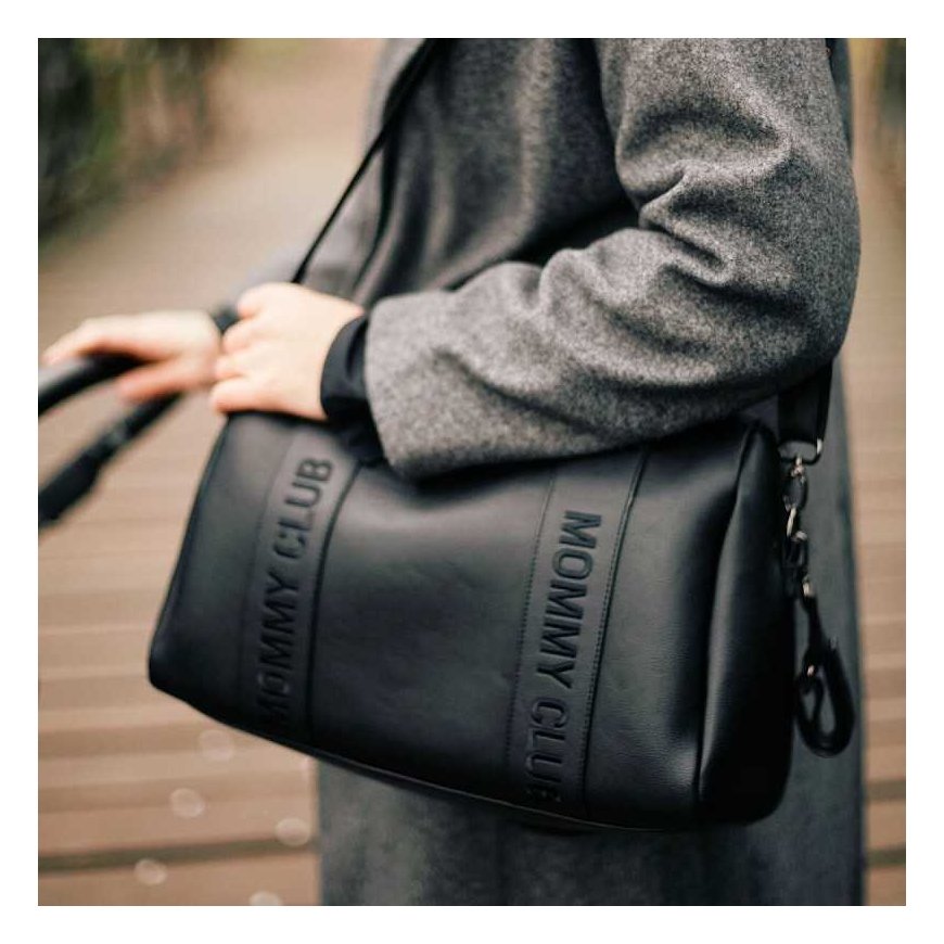 CHILDHOME MOMMY CLUB MAMOS BAG, SIGNATURE Black – 4