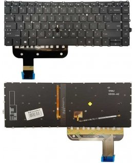 HP EliteBook 845 G7 keyboard, with backlighting and trackpoint