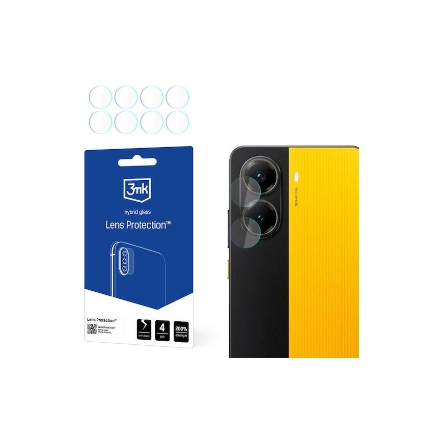 Hybrid Glass for Camera Lens 3mk Lens Protection for Xiaomi Poco