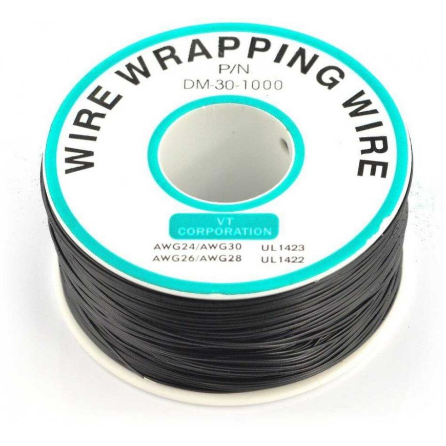 OEM PVC wire 0.25mm - black - 250m roll