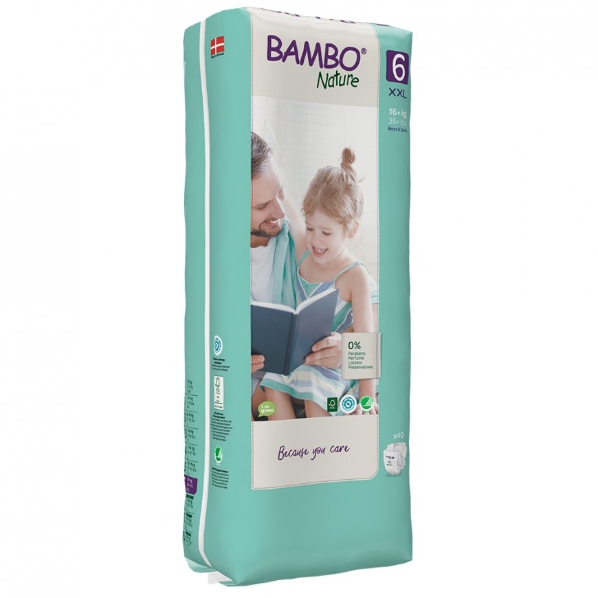 Bambo Nature 1000019266 disposable diaper Boy/Girl 6 40 pc(s) – 2
