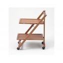 Džiovyklē Arredamenti Italia ARREDAMENTI SIMPATY Servisa ratiņš - 64 x 45 cm, brūns Džiovyklē Arredamenti Italia ARREDAMENTI SIMPATY Servisa ratiņš - 64 x 45 cm, brūns