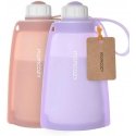 MOMCOZY DAUGKARTINIAI SILIKONINIAI PIENO LAIKYMO MAIŠELIAI, 2 VNT. VIOLETINIS IR RAUSVAS MOMCOZY DAUGKARTINIAI SILIKONINIAI PIENO LAIKYMO MAIŠELIAI, 2 VNT. VIOLETINIS IR RAUSVAS