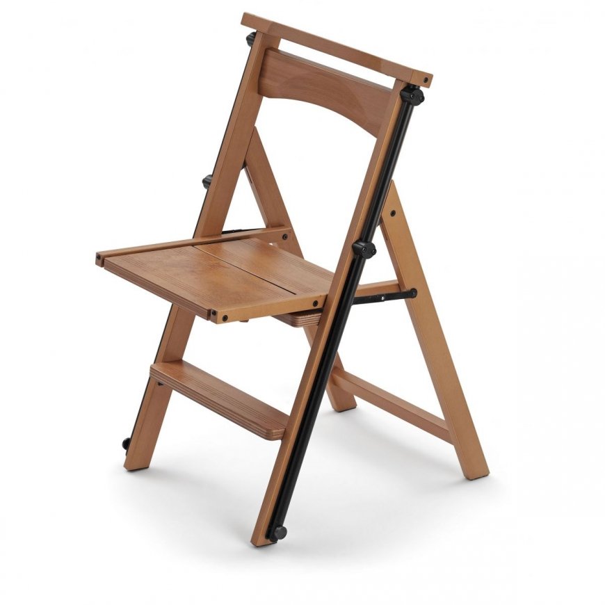 Сушилка Arredamenti Italia ARREDAMENTI ELETTA Лестница - 140 x 47 см, коричневая – 2