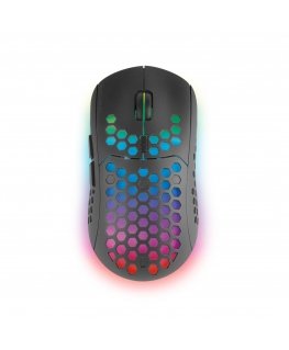 Mars Gaming MMW3, Wireless Gaming Mouse, RGB Flow, Ultralight 79g, 3200DPI, Black