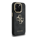 Guess PU 4G Metallilogo Standikamerakehys, joka on suunniteltu Apple iPhone 15 Pro Maxille, musta väri Guess PU 4G Metallilogo Standikamerakehys, joka on suunniteltu Apple iPhone 15 Pro Maxille, musta väri