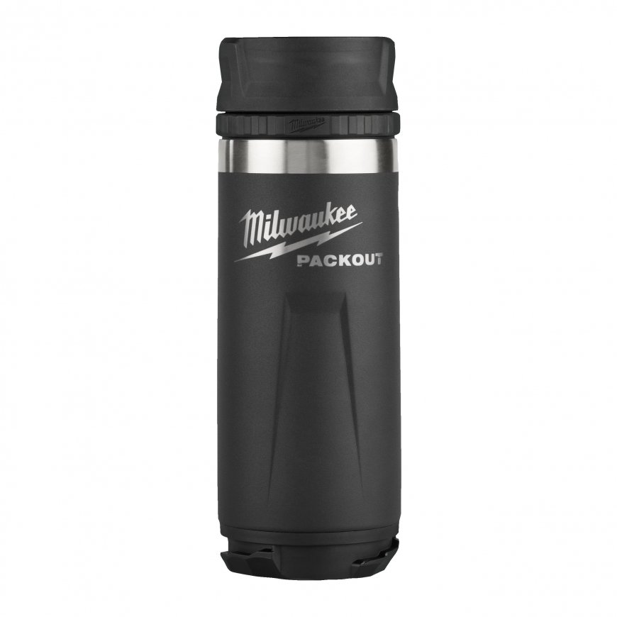 MILWAUKEE PACKOUT TERMOSKUPPI 532ml Musta KANNEN KANSSA