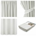 Aizkars BLACKOUT krāsā balts klasiskā svītru stilā tumšājos aizkaros 140x245 AmeliaHome Aizkars BLACKOUT krāsā balts klasiskā svītru stilā tumšājos aizkaros 140x245 AmeliaHome