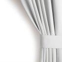 Aizkars BLACKOUT krāsā balts klasiskā svītru stilā tumšājos aizkaros 140x245 AmeliaHome Aizkars BLACKOUT krāsā balts klasiskā svītru stilā tumšājos aizkaros 140x245 AmeliaHome