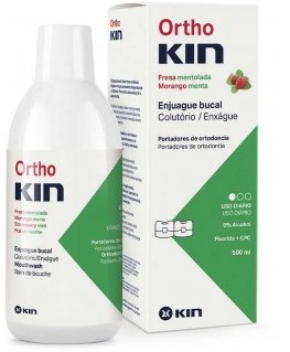 ORTHOKIN mansikkaminttu suuvesi 500 ml