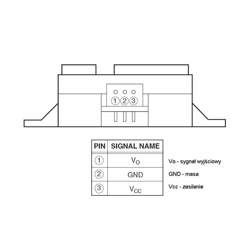 Sharp GP2Y0A21YK0F - analoginis atstumo jutiklis 10-80cm – 5