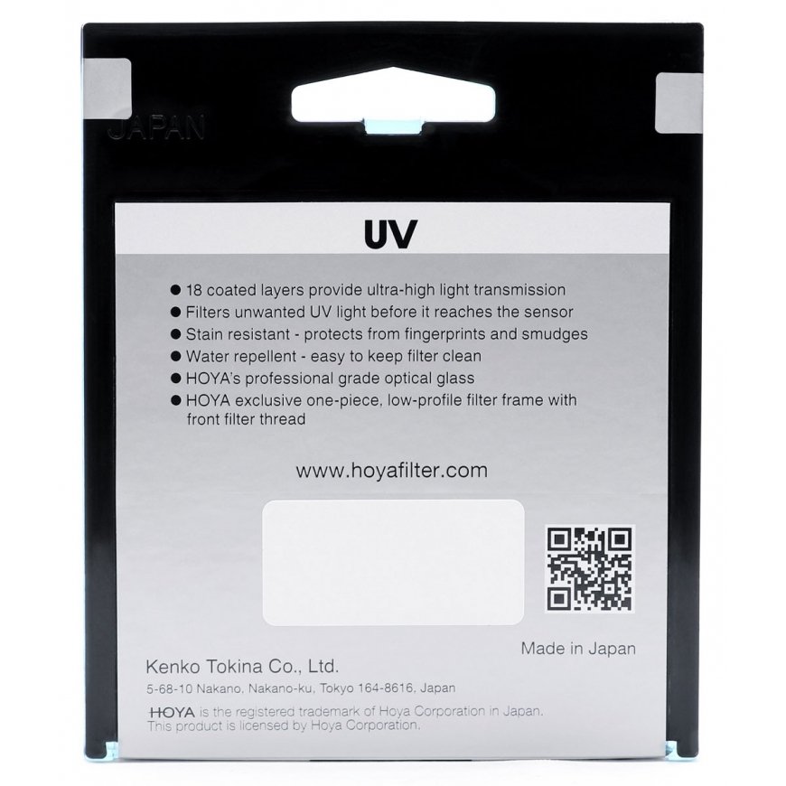 Hoya Fusion ONE UV Ultraviolet (UV) camera filter 62 mm – 3