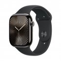 Apple Watch Series 10 GPS + Cellular 46mm titaanist korpus musta spordirihmaga - S/M Apple Watch Series 10 GPS + Cellular 46mm titaanist korpus musta spordirihmaga - S/M