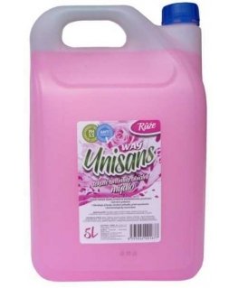 Антимикробное мыло UNISANS Роза 5л, pH 5.5