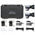 Nanlite FC-120B 2KIT-PT Kahevärviline Valgustuskomplekt Nanlite FC-120B 2KIT-PT Kahevärviline Valgustuskomplekt
