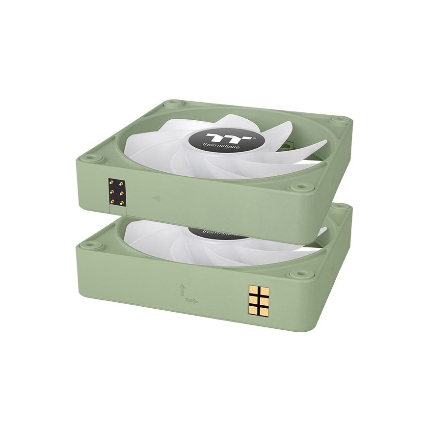 Thermaltake CL-F199-PL14MG-A система охлаждения компьютера Корпус компьютера Вентилятор 14 cm Зелены – 4