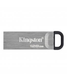 Kingston Technology DataTraveler Kyson USB zibatmiņa 128 GB USB Type-A 3.2 Gen 1 (3.1 Gen 1) Sudrabs