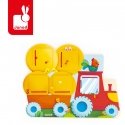 Janod Wooden Tractor Farm Board Janod Wooden Tractor Farm Board