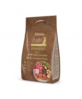 FITMIN PURITY RICE SEMIMOIST RABBIT&LAMB 0.8kg 4 kg Suaugusių Triušis, Ryžiai