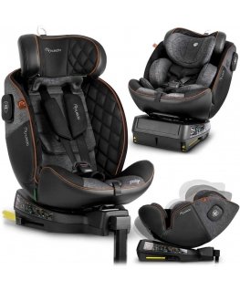 Nukido Prestige Line autokėdutė juoda/pilka 0-36kg ISOFIX