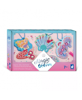 Janod – Magic Ocean 3 diamond painting keychains (LKJ7793)
