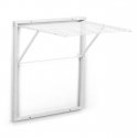 Arredamenti Italia ARREDAMENTI KLEDY Sienas žāvētājs veļai - 80 x 69 cm, Balts Arredamenti Italia ARREDAMENTI KLEDY Sienas žāvētājs veļai - 80 x 69 cm, Balts