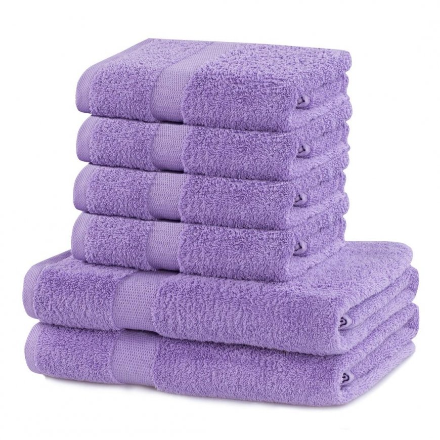 DecoKing towel set Marina, 6 pcs, Lilac – 2