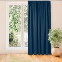 MILANA curtain, indigo color, classic, 5 cm, with cornice, pockets, chenille fabric, 280x270, HOMEDE MILANA curtain, indigo color, classic, 5 cm, with cornice, pockets, chenille fabric, 280x270, HOMEDE
