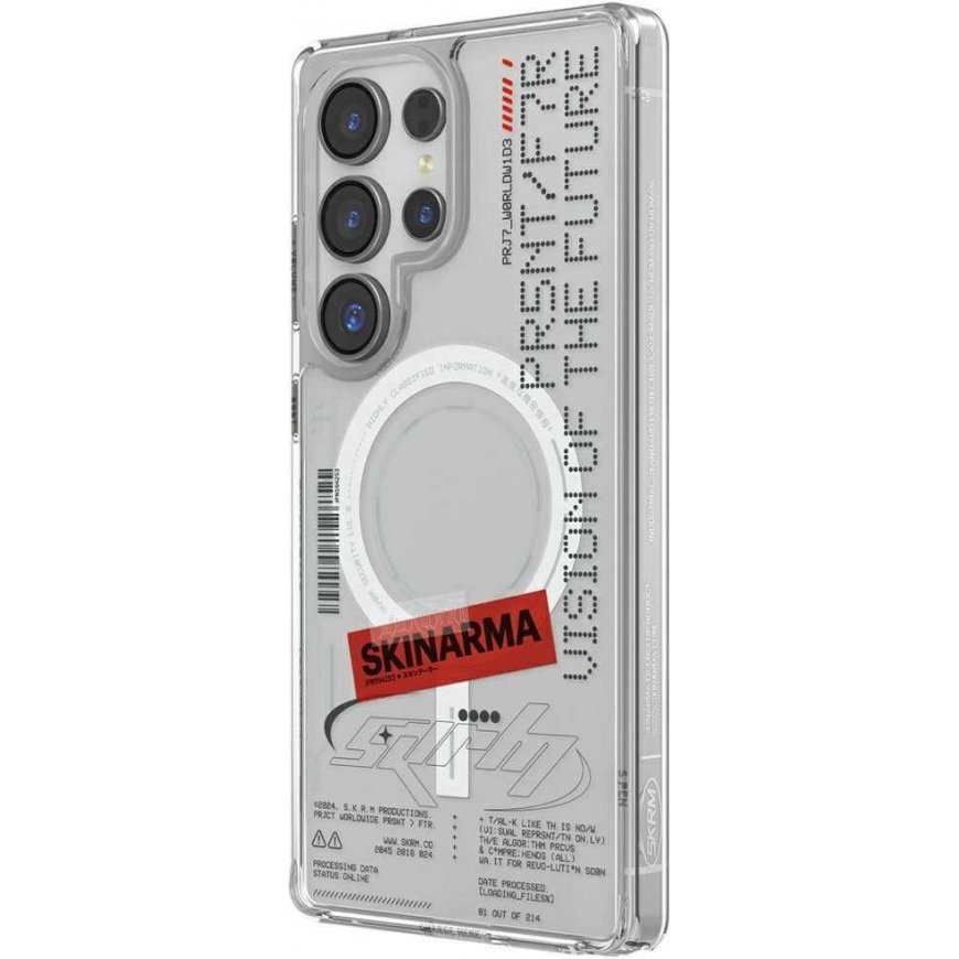 Dėklas Skinarma Orion MagSafe Samsung Galaxy S25 Ultra jaoks, läbipaistev