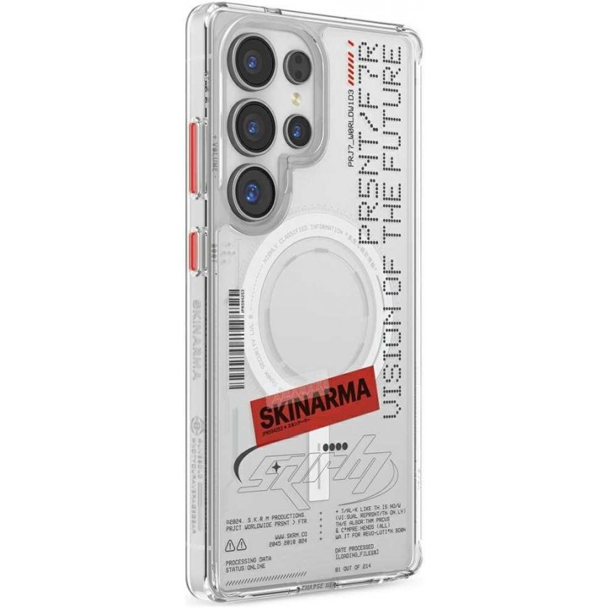 Dėklas Skinarma Orion MagSafe Samsung Galaxy S25 Ultra jaoks, läbipaistev – 2