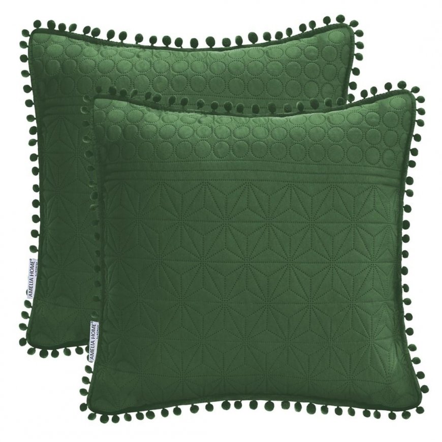 AmeliaHome CUS/AH/MEADORE/BOTTLEGREEN/45x45*2 – 2