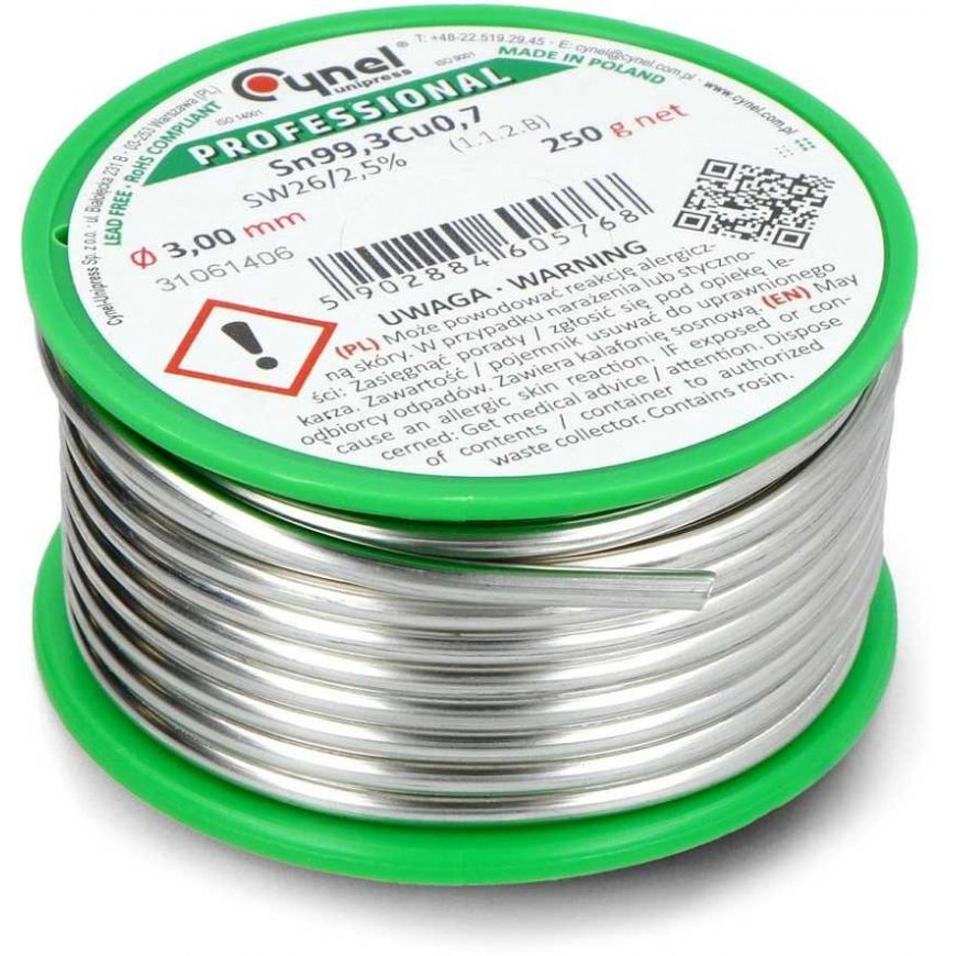 Lydmetalli Cynel LC99.3 SW26 250g/3mm - ilman lyijyä – 2
