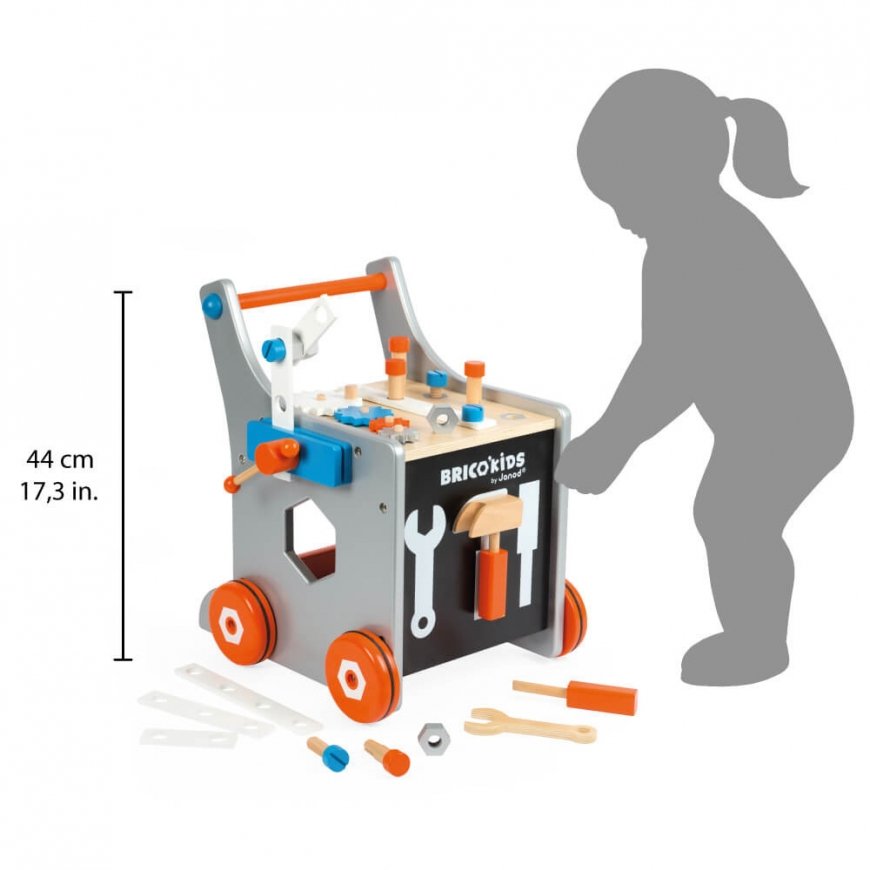 JANOD Brico'Kids Magnetic Diy Trolley (wood) – 4