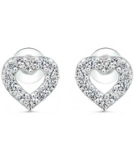 Brilio Silver Brilio Silver Romantic silver earrings with zirconia EA101W