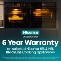 Hisense BIM325GI63DBG musta Grillimikroaaltouuni Kiinteä 25 L 900 W