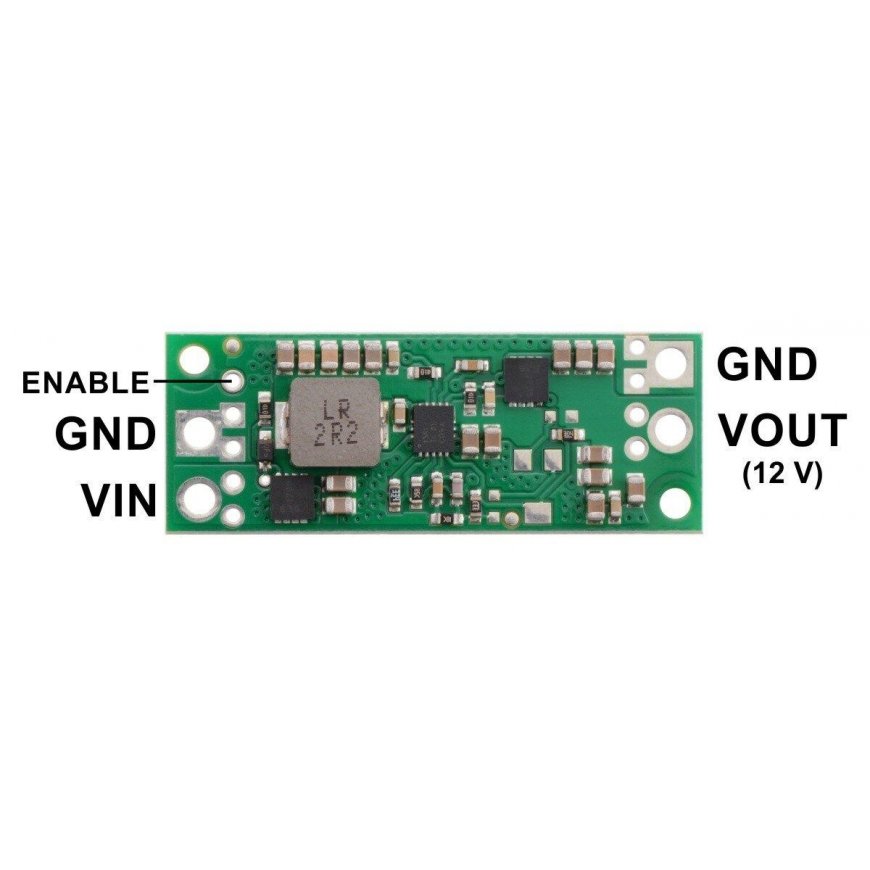 Step-Up įtampos reguliatorius U3V70F12, 12V, 10A, Pololu 2895 – 2