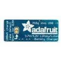 MCP73831, Li-Pol / Li-Ion 1S 3.7V USB-laturi Adafruit 1304
