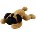 „Lean Toys“ pliušinis talismanas, mielas žaislas mopsas, gulintis raudonas, 40 cm „Lean Toys“ pliušinis talismanas, mielas žaislas mopsas, gulintis raudonas, 40 cm