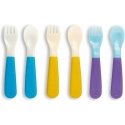MUNCHKIN colored spoons and forks set, 12 m+, 6 pcs., 01253601 MUNCHKIN colored spoons and forks set, 12 m+, 6 pcs., 01253601