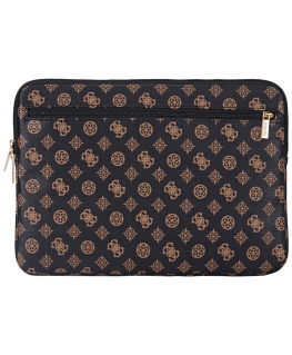 Bag Guess Sleeve 14" Peony Pocket Triangle black