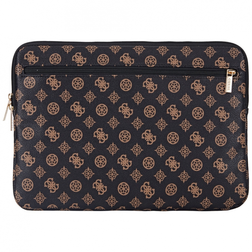 Сумка Guess Sleeve 14" Пион Карман Треугольник черный