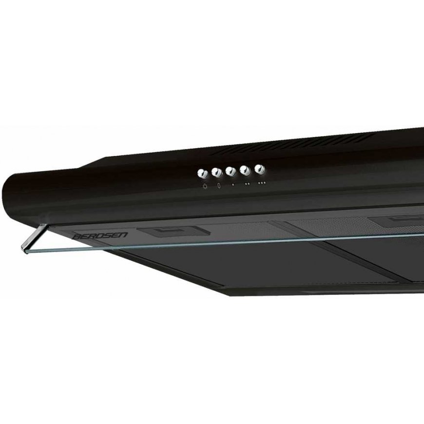 Kitchen hood under cabinet - 50 cm Berdsen BE-10-A black absorber – 2