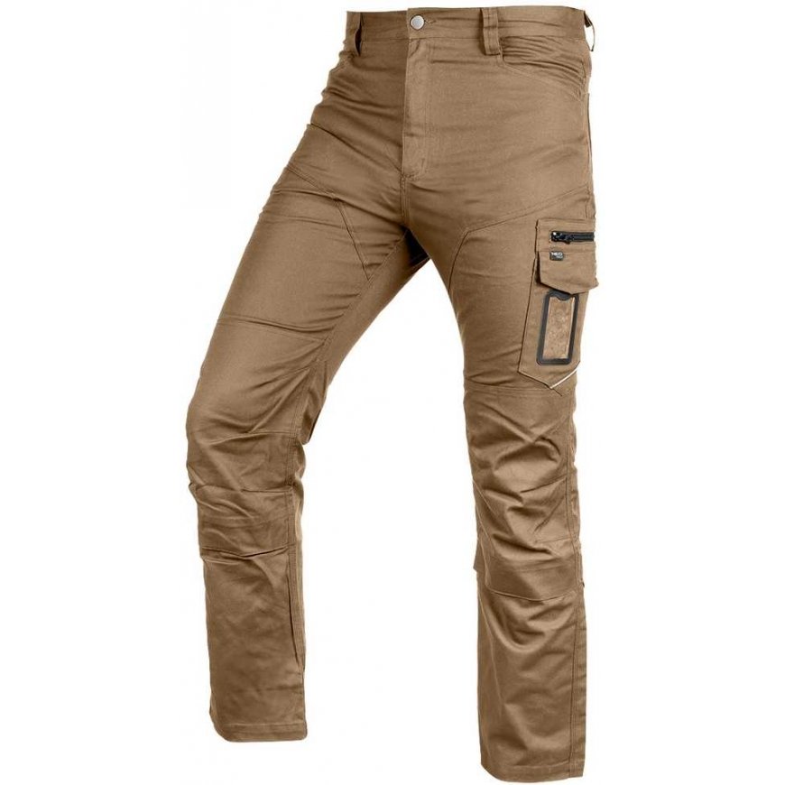 Neo Tools Work Pants Mix&Match, Canvas, Brown, Size L